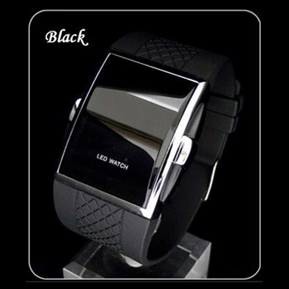 Rugged Sport Strap - Homens esporte relógios digitais preto branco