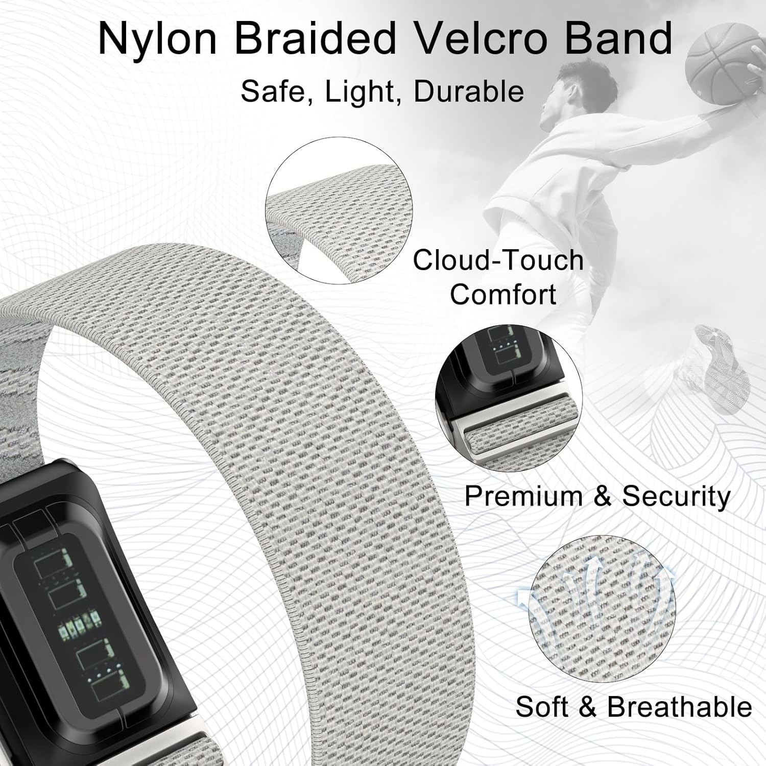 Banda Elástica de Nylon para B - Rugged Sport Strap avaliação e preço