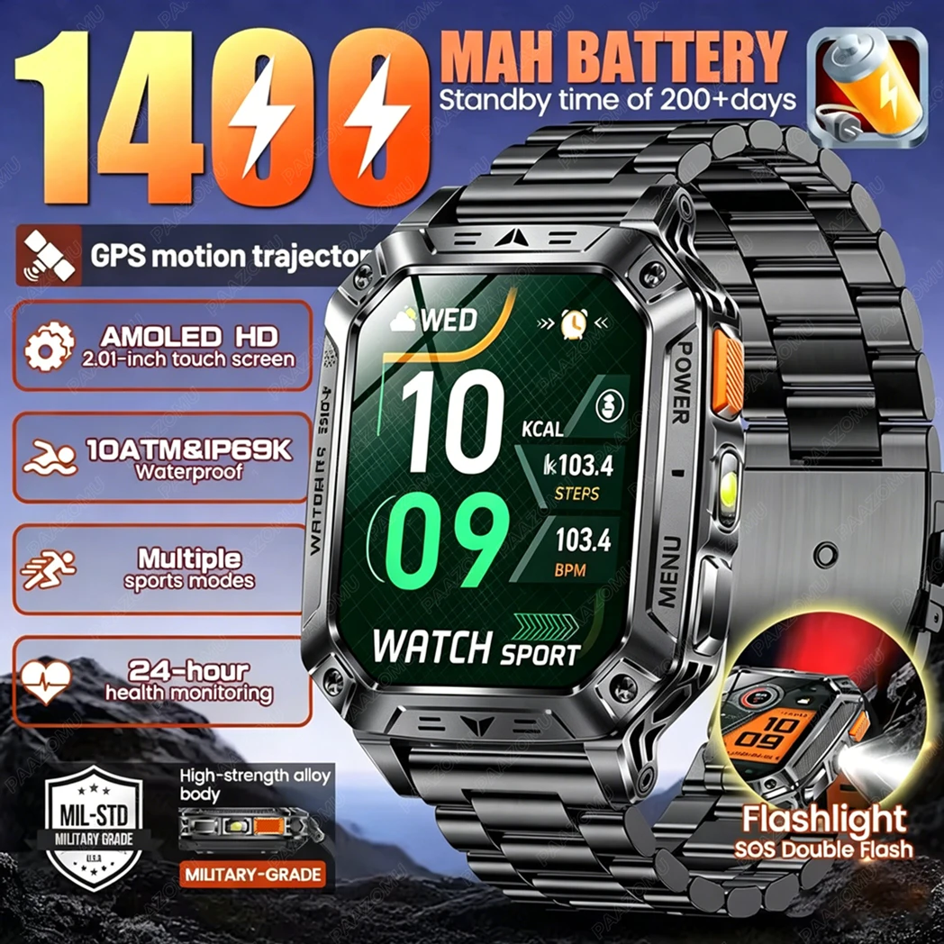 Novo Smartwatch Masculino 2026 - Smartwatch Custom avaliação e preço